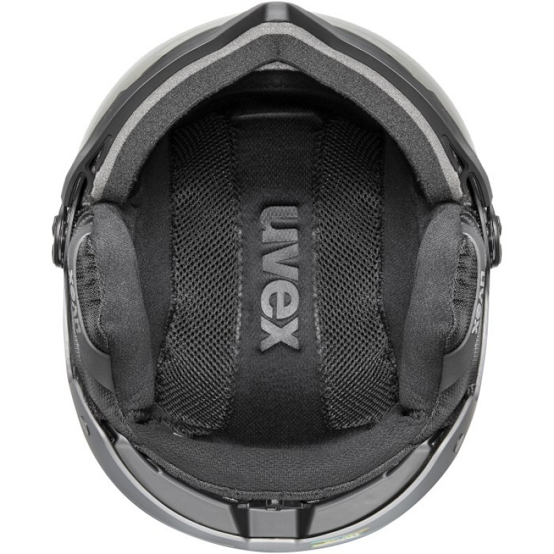 UVEX Wanted Visor pro V -laskettelukypärä, musta matt