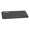 Logitech Pebble Keys 2 K380s Bluetooth-näppäimistö (920-011803), grafiitti, ranskalainen näppäimistöasettelu