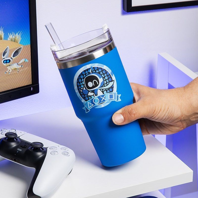 Paladone PP15504AB Astro Bot matkamuki, 600 ml, sininen