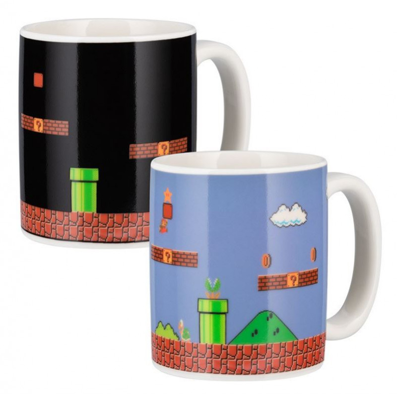 Paladone PP2927NN Super Mario Bros. lämpöä vaihtava muki, monivärinen