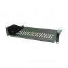 EFB Elektronik 691650TS.2A 19" 2U -hylly, syvyys 300 mm, kantavuus 22 kg, RAL 9005, musta