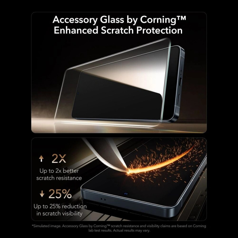 ESR UltraFit Armorite Pro karkaistu lasi Samsung Galaxy S26 Ultra -puhelimelle, kirkas