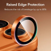 ESR Armorite -kameransuojus Apple iPhone 14 Pro / Max / 15 Pro / Max / 16 Pro / Max / 17 Pro / Max -puhelimelle, oranssi