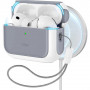 ESR Orbit HaloLock MagSafe -suojakotelo Apple AirPods Pro 3 -kuulokkeille, valkoinen