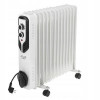 Adler AD 7818 öljytäytteinen patteri, 2500 W, 3 tehotasoa, 13 ripaelementtiä, valkoinen