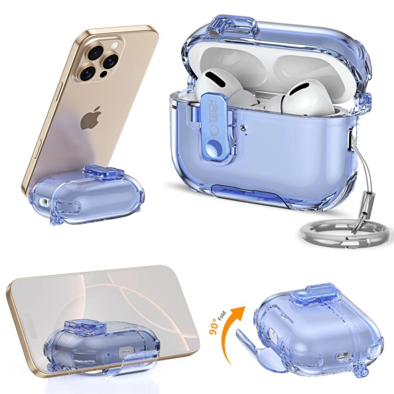 Tech-Protect Bounce Pro Apple AirPods Pro 3 -latauskotelon suojakotelo, pinkki