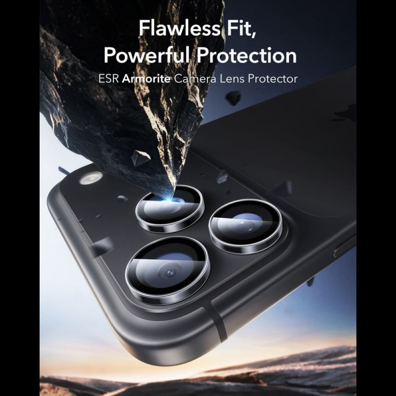 ESR Armorite -kameransuojus Apple iPhone 18 Pro / 18 Pro Max -puhelimelle, kirkas, 1D99500202