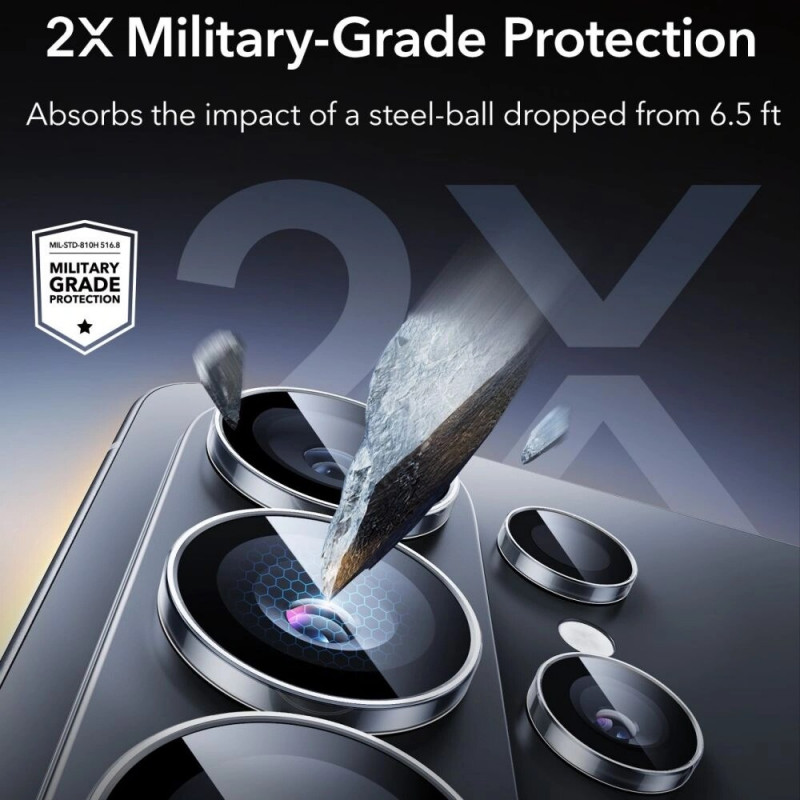 ESR Armorite -kameransuojus Samsung Galaxy S26 Ultralle, kirkas