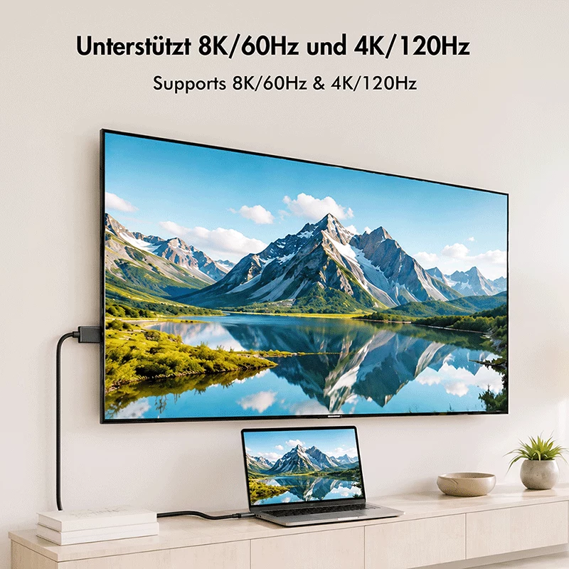 LogiLink CUA0121 USB 3.2 Gen2 Type-C -kaapeli, C/M–DP/M, bi-di, 8K/60 Hz, metalli, musta, 3 m