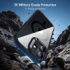ESR Classic Hybrid MagSafe -suojakotelo karkaistulla lasilla Apple iPhone 17:lle, kirkas/musta