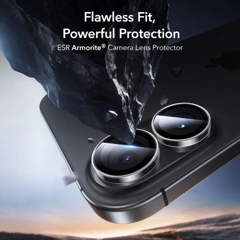 ESR Armorite -kameransuojus Apple iPhone 16 / 16 Plus / 17 -puhelimelle, kirkas (ESR930)