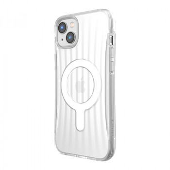 X-Doria Raptic Clutch MagSafe -suojakotelo Apple iPhone 14 Plus / 15 Plus -puhelimelle, kirkas