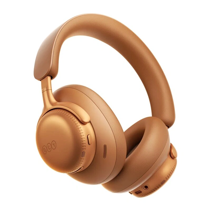 QCY H6 Ultra langattomat over-ear-kuulokkeet, adaptiivinen ANC, Bluetooth 6.0, oranssi