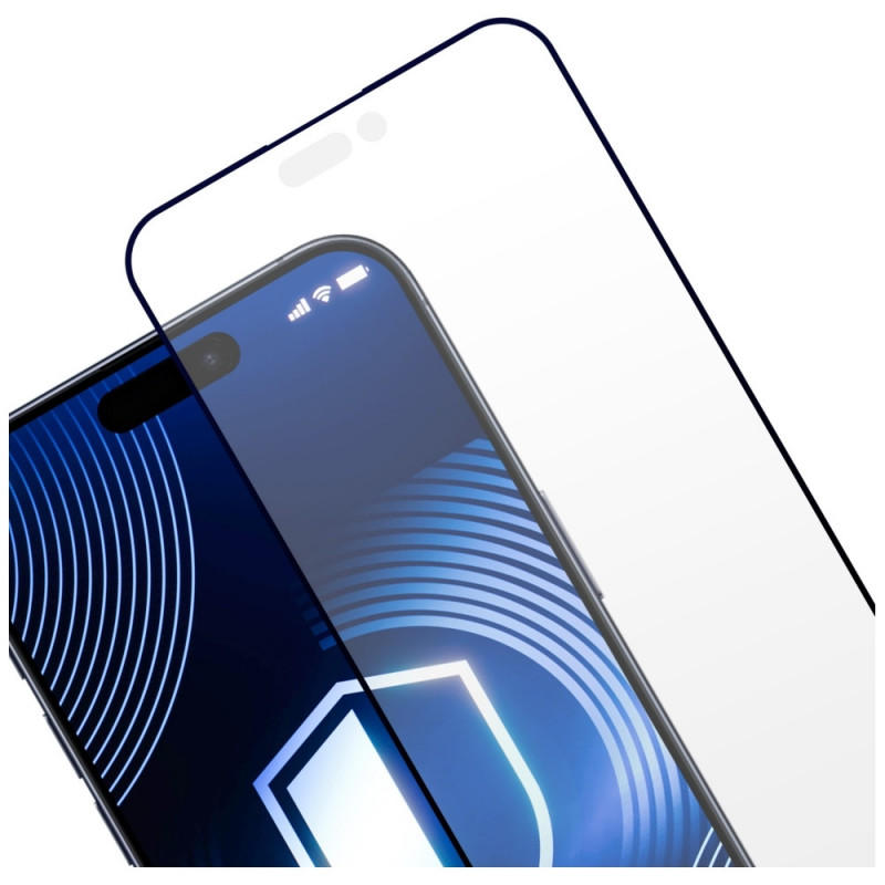 3MK HardGlass Matt Max karkaistu lasi Apple iPhone 18 Pro Max -puhelimeen, mattapintainen, musta