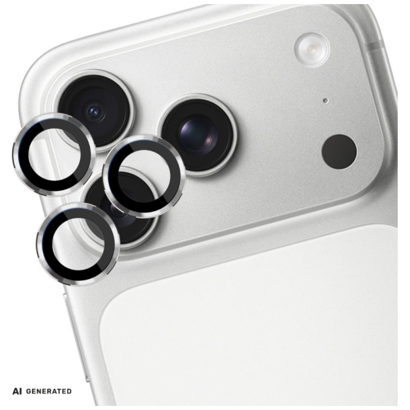 3MK Lens Protection Pro Apple iPhone 18 Pro / 18 Pro Max -kameran linssinsuoja, karkaistu lasi, vaaleansininen