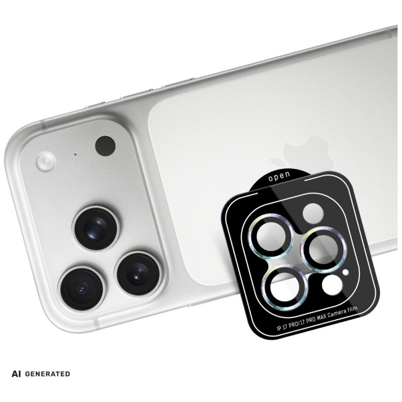 3MK Lens Protection Pro -kameran linssinsuojus Apple iPhone 18 Pro / 18 Pro Max -puhelimelle, karkaistu lasi, sateenkaari