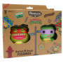 P.m.i. Kids World Fuggler S2 Swap & Style -hahmot FG6215A, 2 pakkaus (Raphael & Donatello)