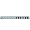 EFB Elektronik SB-FP-6SC-S-OM4 -runkoliitäntäpaneeli kuituetupaneeli, 1U, harmaa, metalli, 432 mm