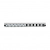 EFB Elektronik SB-FP-6SC-S-OM4 -runkoliitäntäpaneeli kuituetupaneeli, 1U, harmaa, metalli, 432 mm