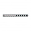 EFB Elektronik SB-FP-6SC-S-OM4 -runkoliitäntäpaneeli kuituetupaneeli, 1U, harmaa, metalli, 432 mm