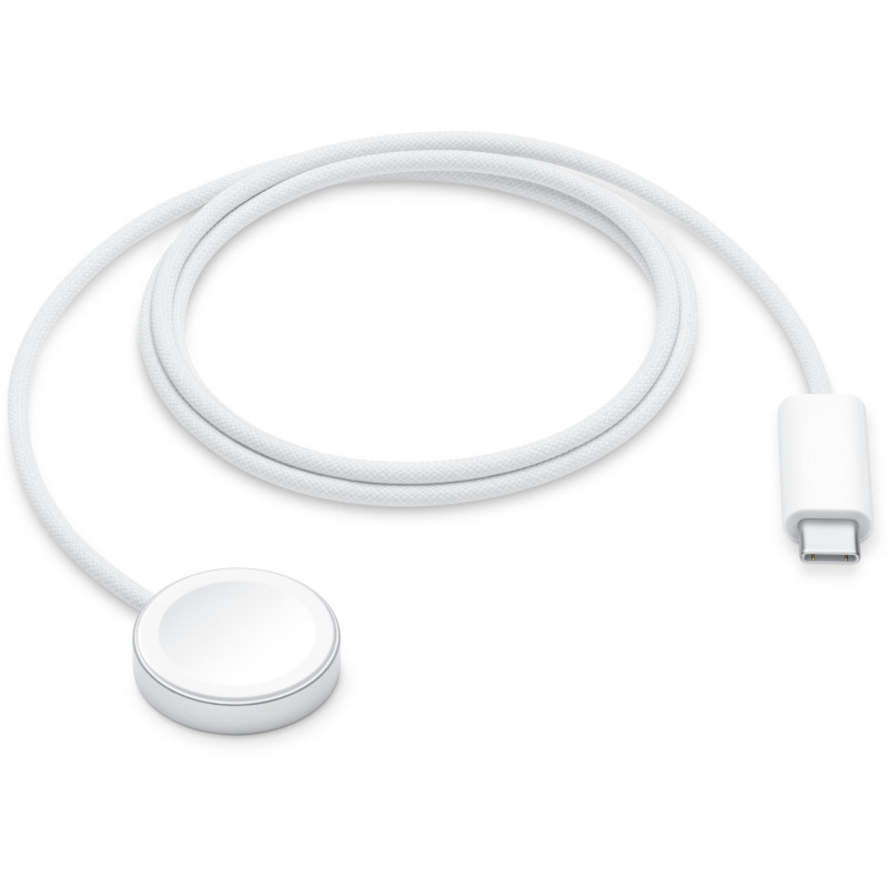 Apple Watch Magnetic Fast Charger to USB-C -kaapeli (1 m), valkoinen, ML434ZM/A