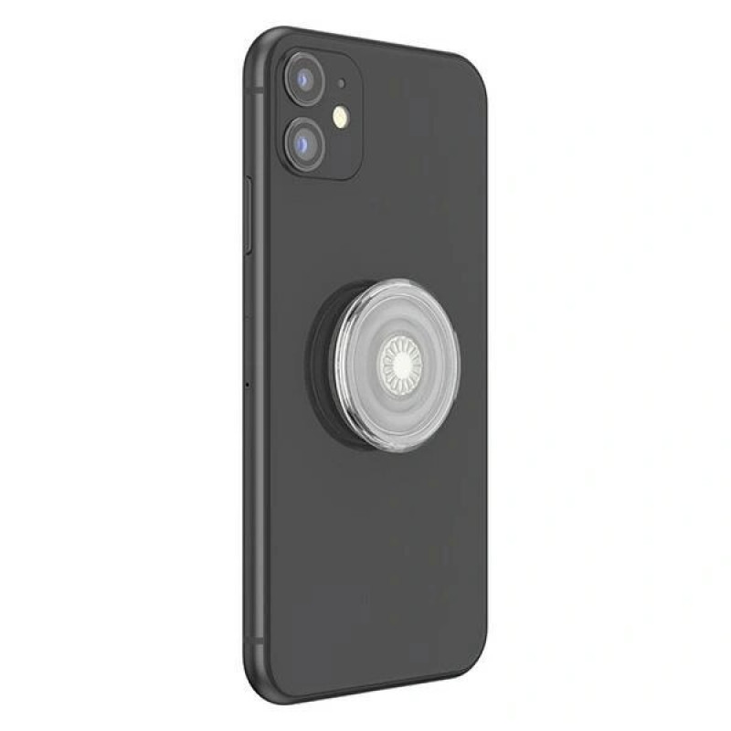PopSockets PopGrip Clear POP527, läpinäkyvä