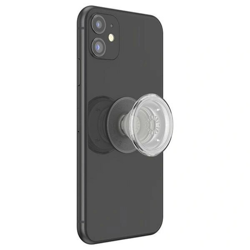 PopSockets PopGrip Clear POP527, läpinäkyvä