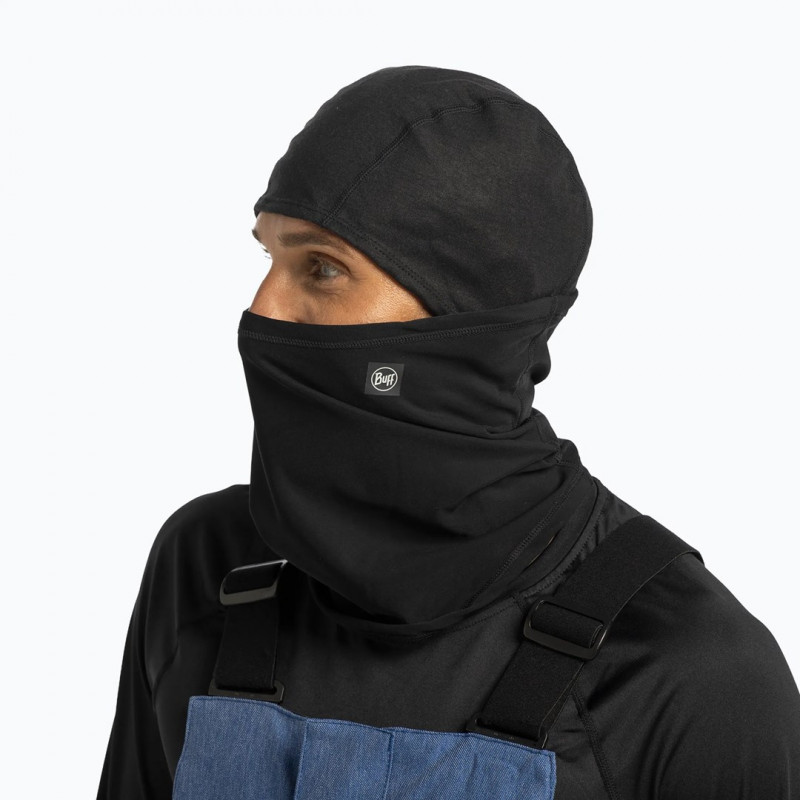 BUFF Tech Fleece -saranallinen kommandopipo Solid Black