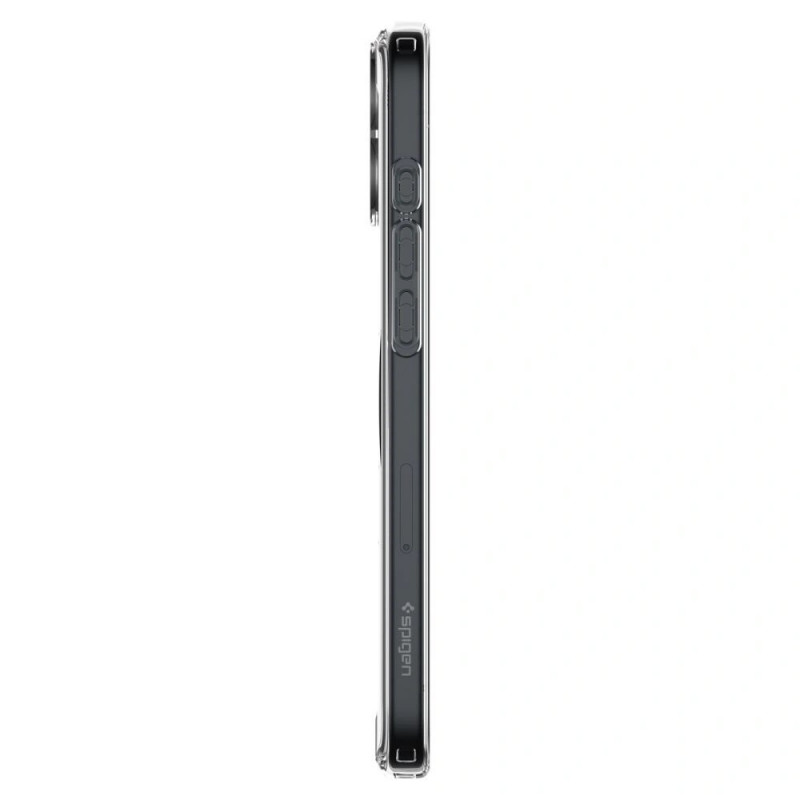 Spigen Ultra Hybrid Mag MagSafe -suojakotelo Apple iPhone 16 -puhelimelle, valkoinen