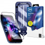 3MK HardGlass Max karkaistu lasi asennustelineellä Samsung Galaxy S24+ / S25+, musta