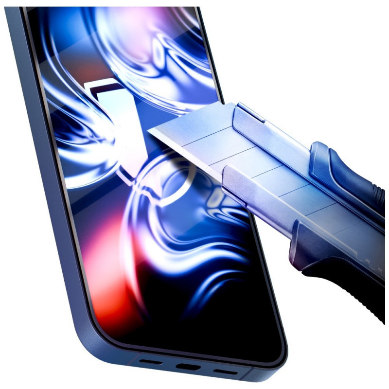 3MK HardGlass Max karkaistu lasi asennuskehyksellä Apple iPhone 16 Pro / 17, musta
