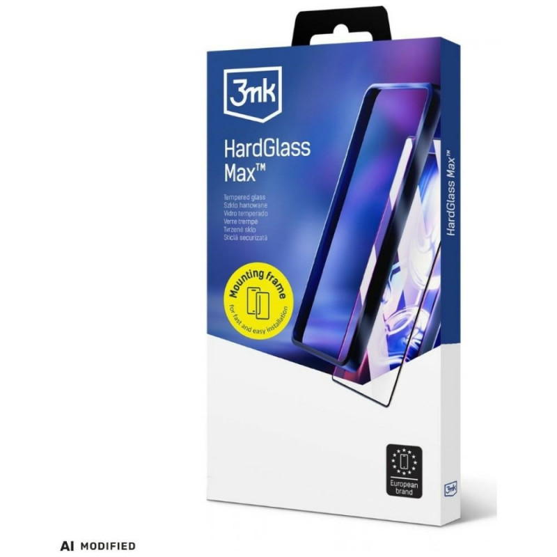 3MK HardGlass Max karkaistu lasi asennuskehyksellä Samsung Galaxy A35 / A55 5G:lle