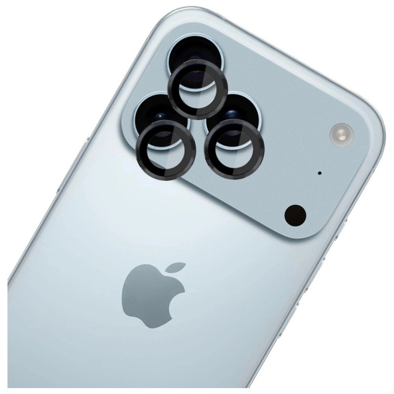3MK Lens Protection Pro -kameran linssinsuojalasi Apple iPhone 17 Pro / 17 Pro Max -puhelimeen, musta