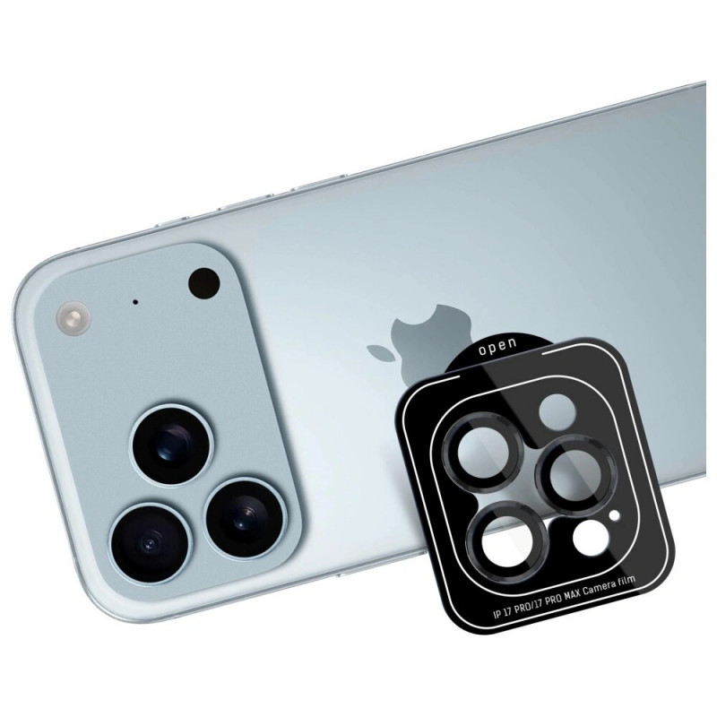 3MK Lens Protection Pro -kameran linssinsuojalasi Apple iPhone 17 Pro / 17 Pro Max -puhelimeen, musta