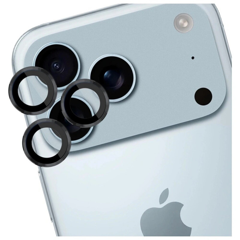3MK Lens Protection Pro -kameran linssinsuojalasi Apple iPhone 17 Pro / 17 Pro Max -puhelimeen, musta