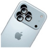 3MK Lens Protection Pro -kameran linssinsuojalasi Apple iPhone 17 Pro / 17 Pro Max -puhelimeen, hopea