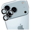 3MK Lens Protection Pro -kameran linssinsuojalasi Apple iPhone 17 Pro / 17 Pro Max -puhelimeen, hopea