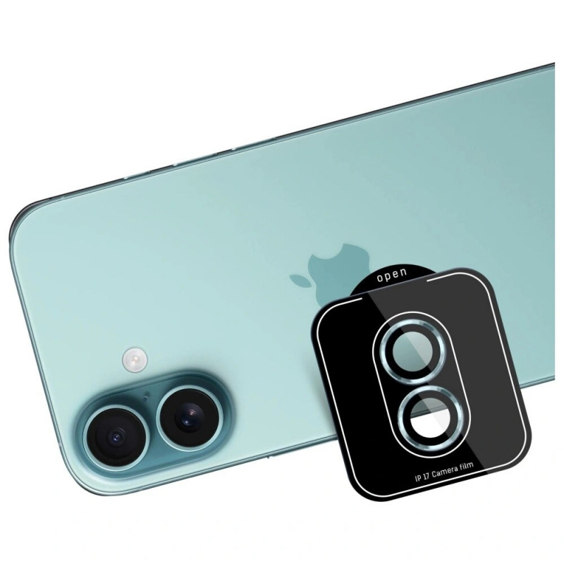 3MK Lens Protection Pro karkaistu lasi -kameran linssinsuojus Apple iPhone 17:lle, vihreä