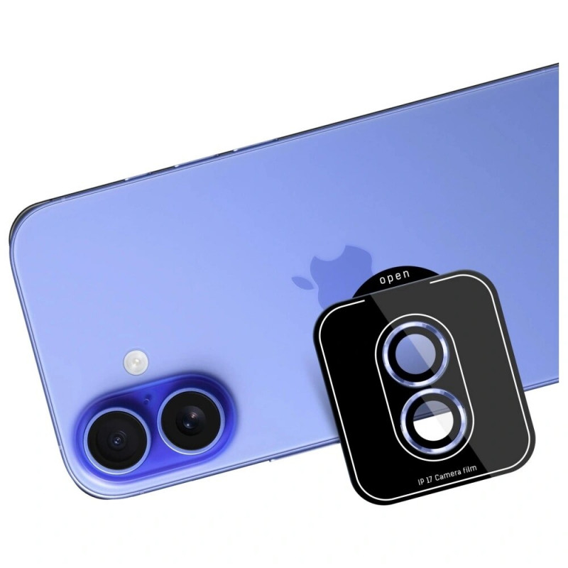 3MK Lens Protection Pro karkaistu lasi -kameran linssinsuoja Apple iPhone 17:lle, sininen