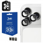 3MK Lens Protection Pro -kameran linssin karkaistu lasi Apple iPhone 17 Pro / 17 Pro Max -puhelimelle, harmaa
