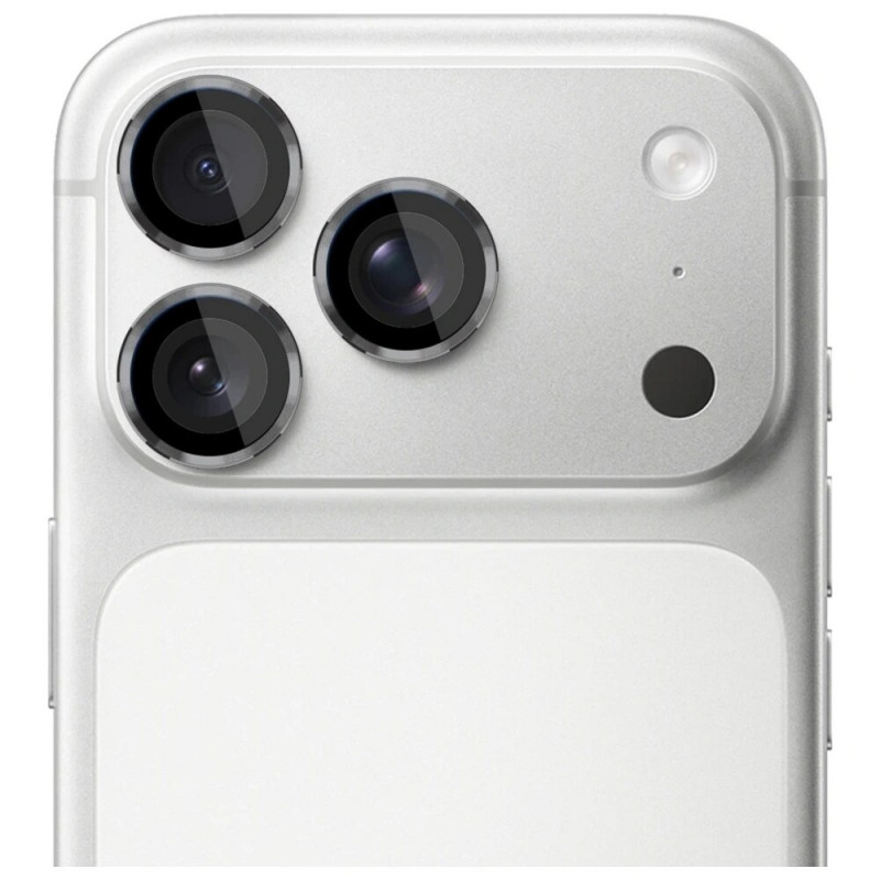 3MK Lens Protection Pro -kameran linssin karkaistu lasi Apple iPhone 17 Pro / 17 Pro Max -puhelimelle, harmaa