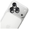 3MK Lens Protection Pro -kameran linssin karkaistu lasi Apple iPhone 17 Pro / 17 Pro Max -puhelimelle, harmaa