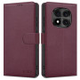 Tech-Protect lompakkokotelo Xiaomi Redmi Note 15 Pro 5G THP5097, burgundinpunainen