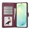 Tech-Protect lompakkokotelo Samsung Galaxy S26 FE burgundi