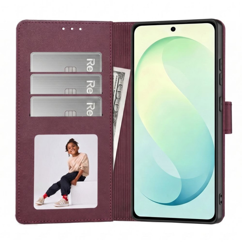Tech-Protect lompakkokotelo Samsung Galaxy S26 FE burgundi