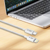 Tech-Protect Ultraboost Lite USB-C / Lightning-kaapeli PD27W/3A 200 cm, Cool Grey