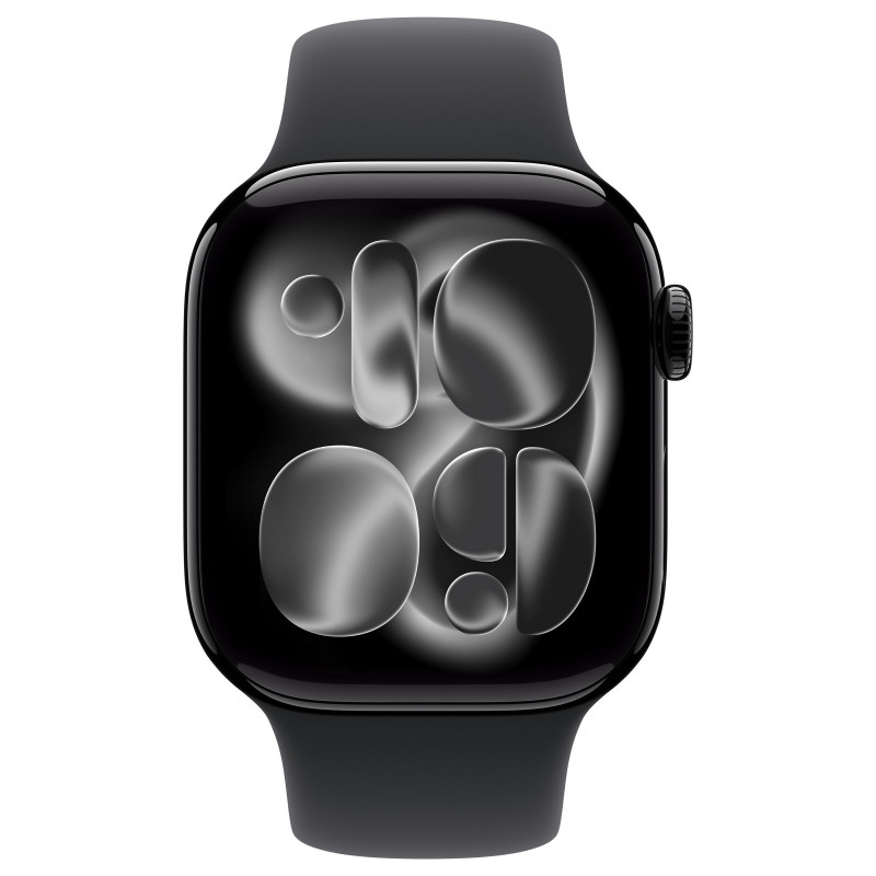 Apple Watch Series 11 GPS + Cellular (5G) 42 mm alumiinikuori, musta, M/L, MF854QL/A