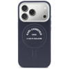 Karl Lagerfeld Embossed Open Ring RSG Logo MagSafe suojakuori Apple iPhone 18 Pro Max / 17 Pro Max -puhelimelle, sininen (KF003292-0)