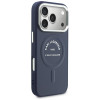 Karl Lagerfeld Embossed Open Ring RSG Logo MagSafe suojakuori Apple iPhone 18 Pro Max / 17 Pro Max -puhelimelle, sininen (KF003292-0)