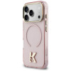 Karl Lagerfeld IML K Head -suojakuori KF003412 Apple iPhone 18 Pro Max / 17 Pro Max -puhelimille, vaaleanpunainen